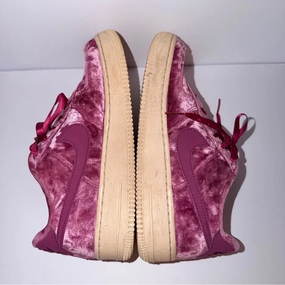 Nike Air Force 1 Purple Velvet Sneakers Women’s 7 - Picture 9 of 9